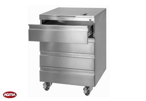 cassettiere inox